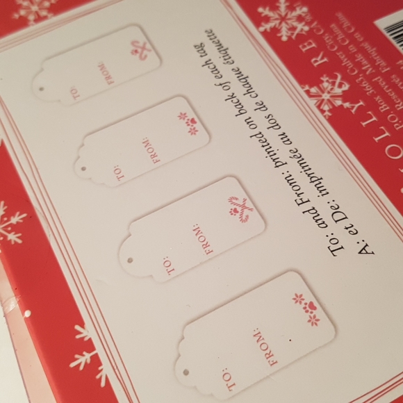 🎅🏼12 pcs 3D Holidays Dogs Gift Tags From To 1.85" x 3.75" Inch. Approx. - Picture 11 of 16